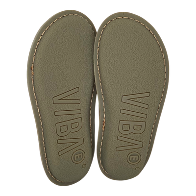 VIBAe Roma leather slippers, fawn tan | 38