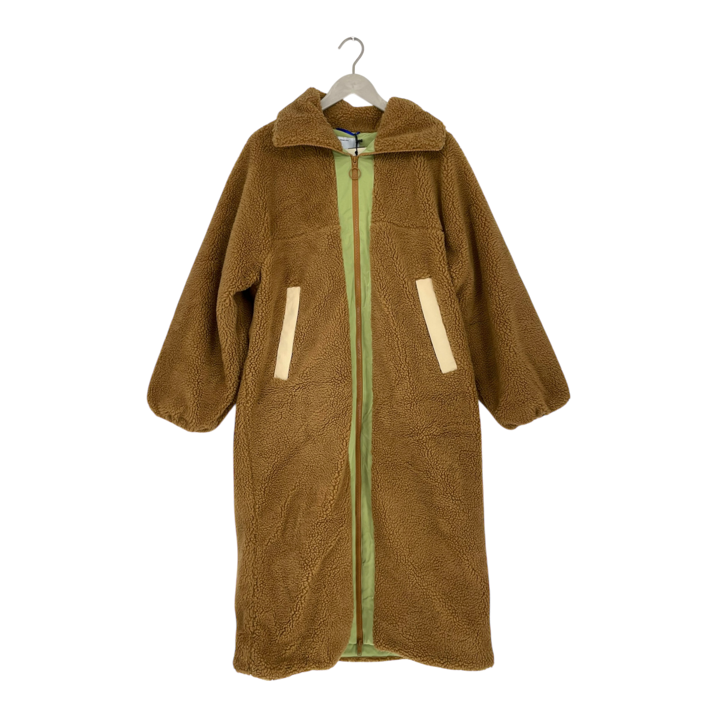 Embassy of Bricks and Logs lille sherpa teddy coat, caramel | woman S