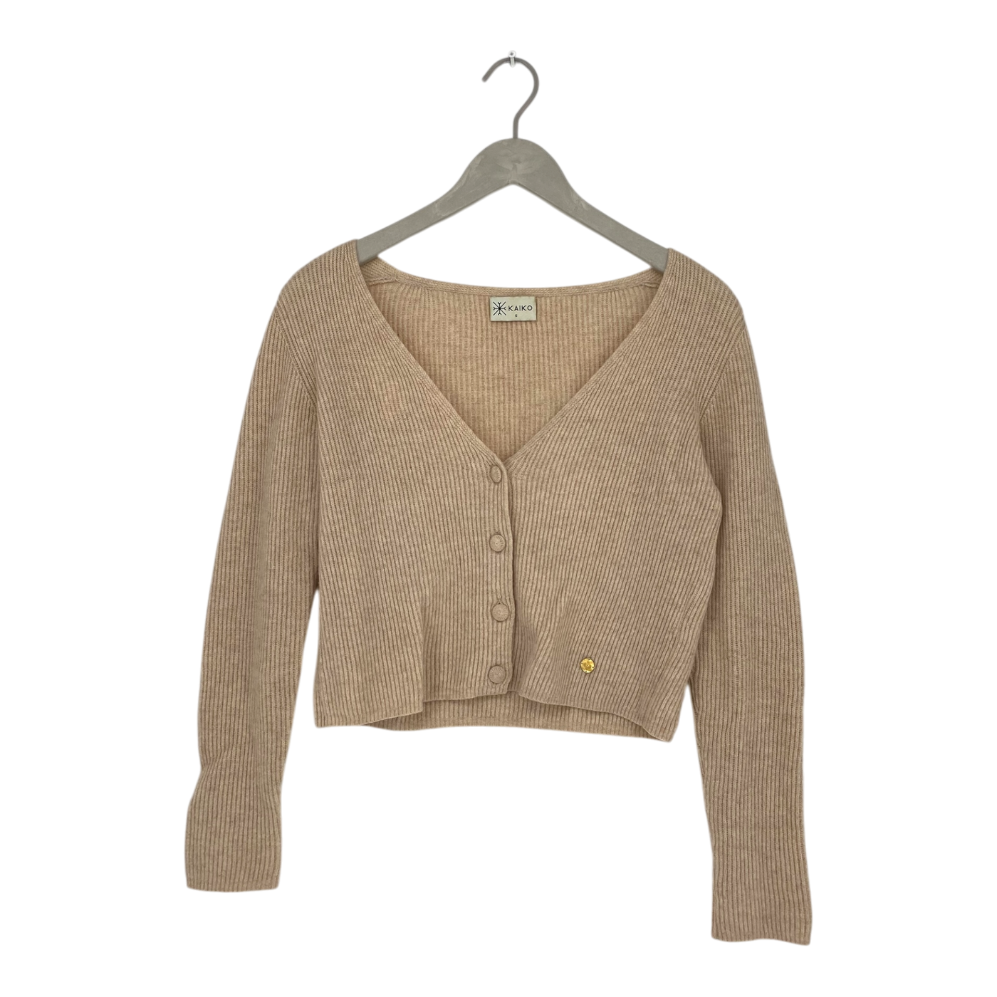 Kaiko cashmere cardigan, beige | woman S