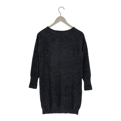 Alpa knit dress, grey | woman XS