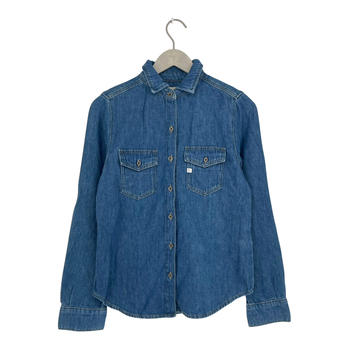 Mud Jeans george denim shirt, denim blue | woman S