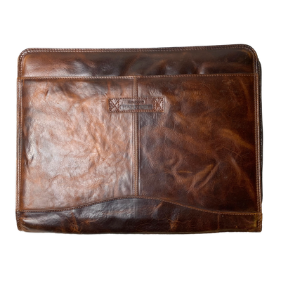 Harold's Bags document / laptop folder leather, brown