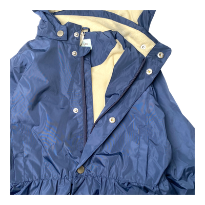 Mini A Ture wela fleece midseason jacket, blue nights | 110cm