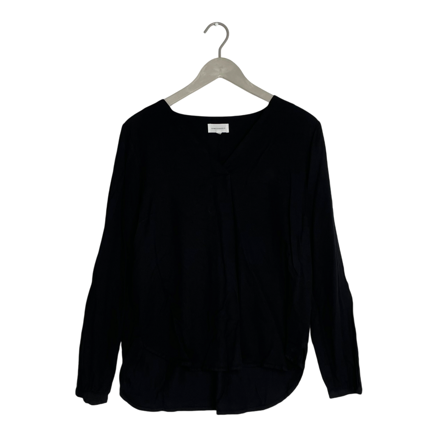 Armedangels woven shirt, black | woman XL