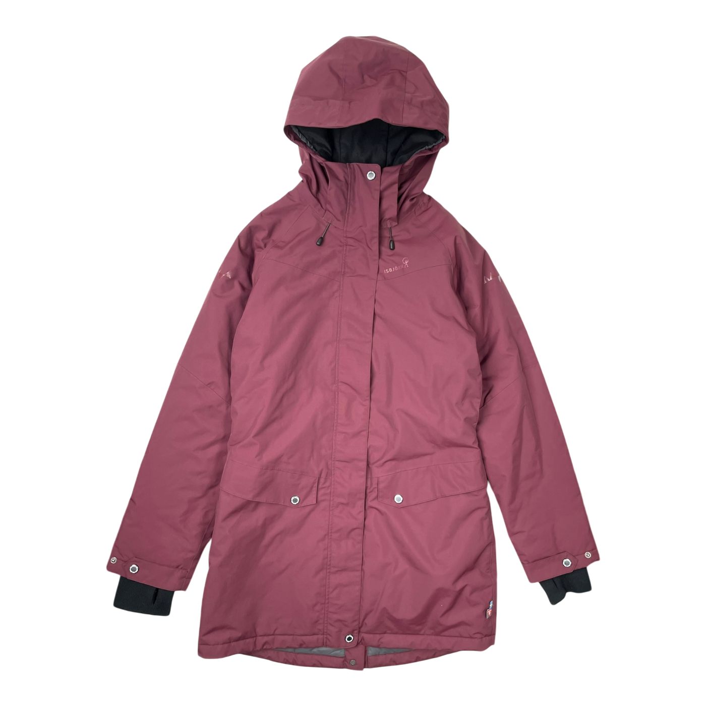 Isbjörn the parka winter jacket, burgundy | 158/164cm