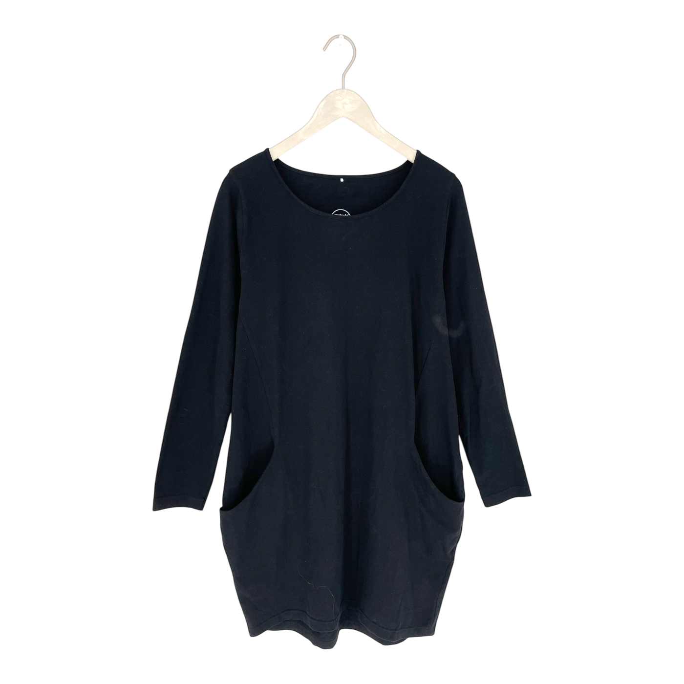 Metsola tricot tunic dress, black | woman XL