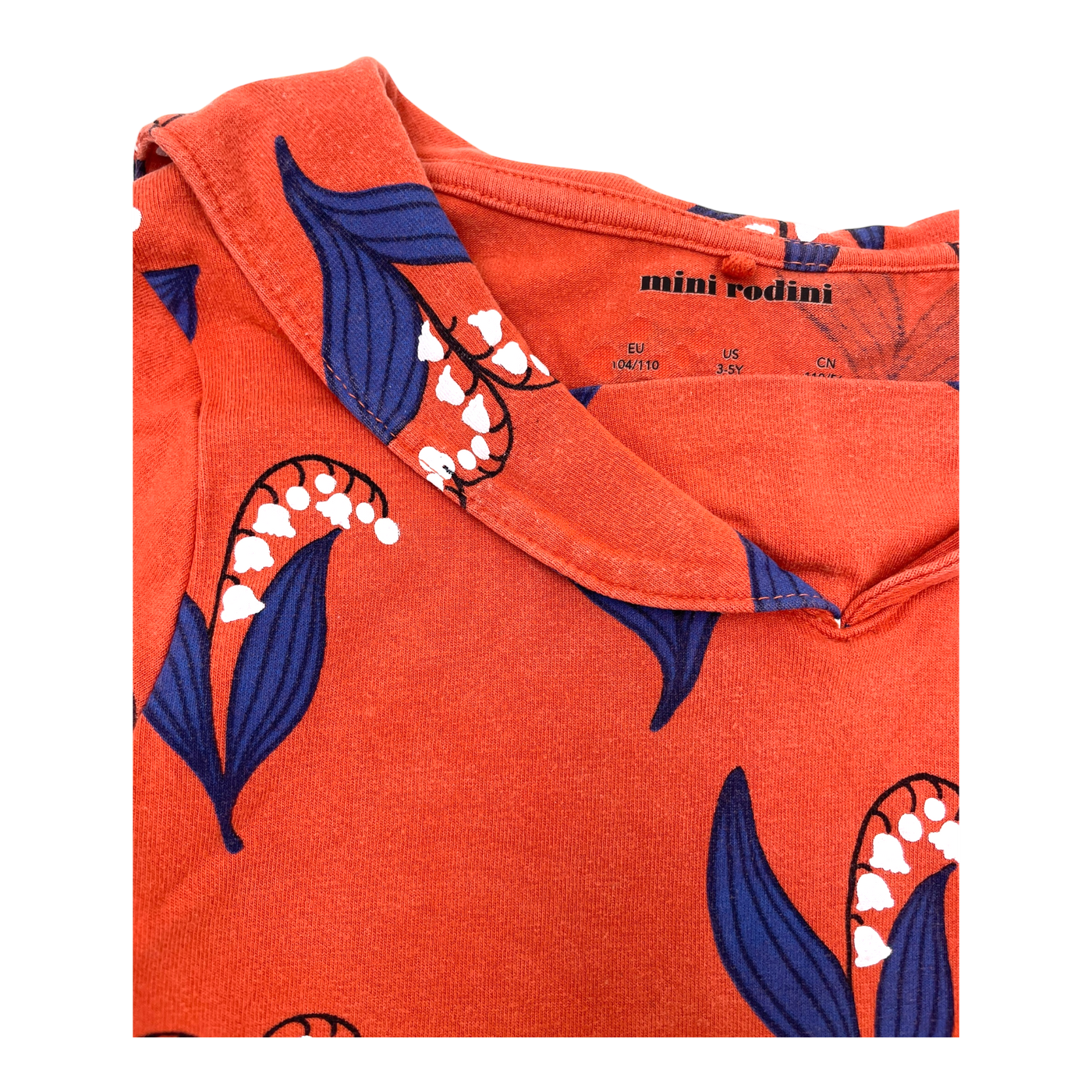 Mini Rodini dress, flower | 104/110cm