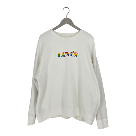 Levi's sweat shirt, white | unisex XL