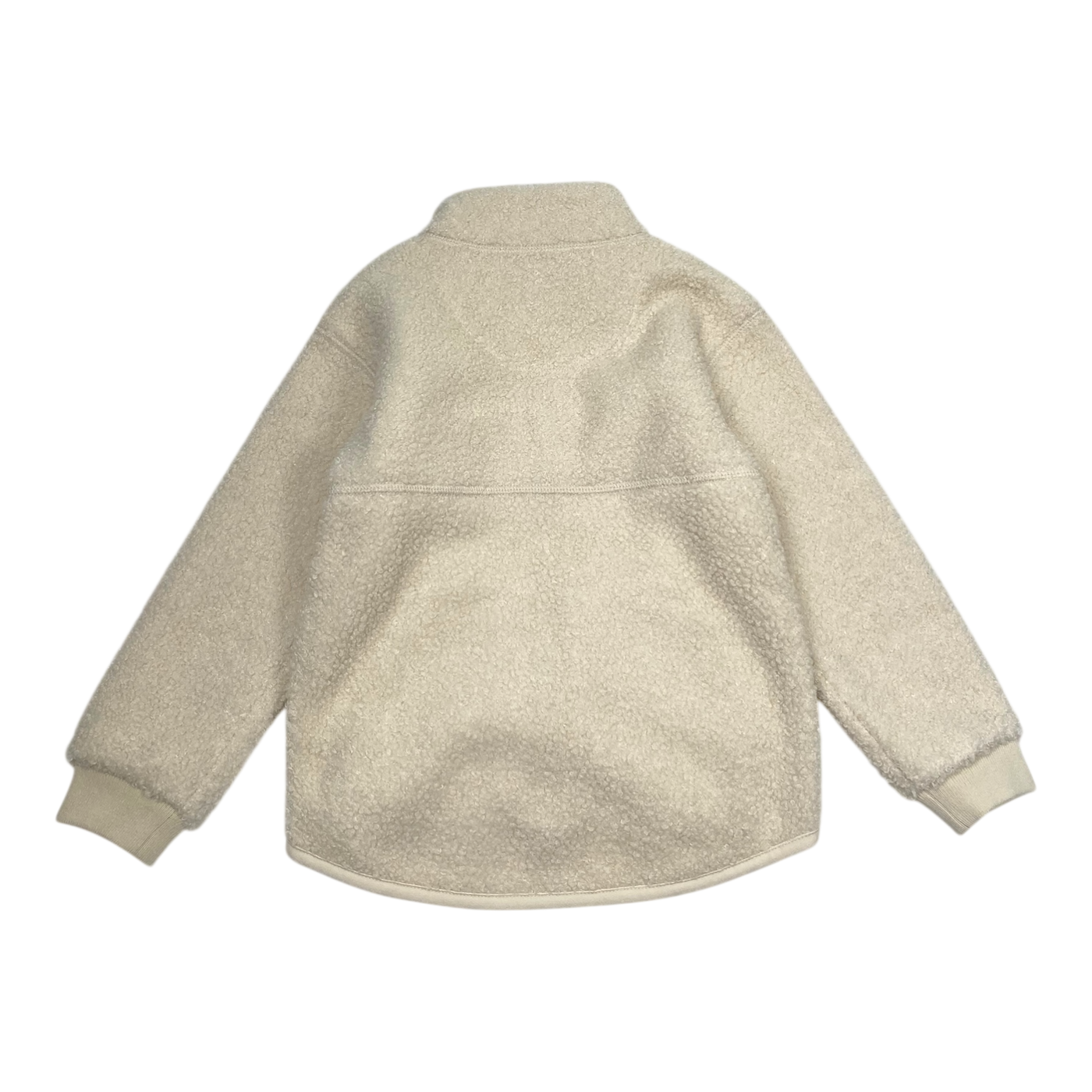 Mini A Ture matcedric teddy zip jacket, white | 98cm