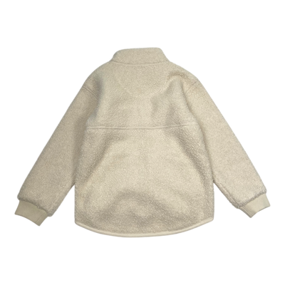 Mini A Ture matcedric teddy zip jacket, white | 98cm