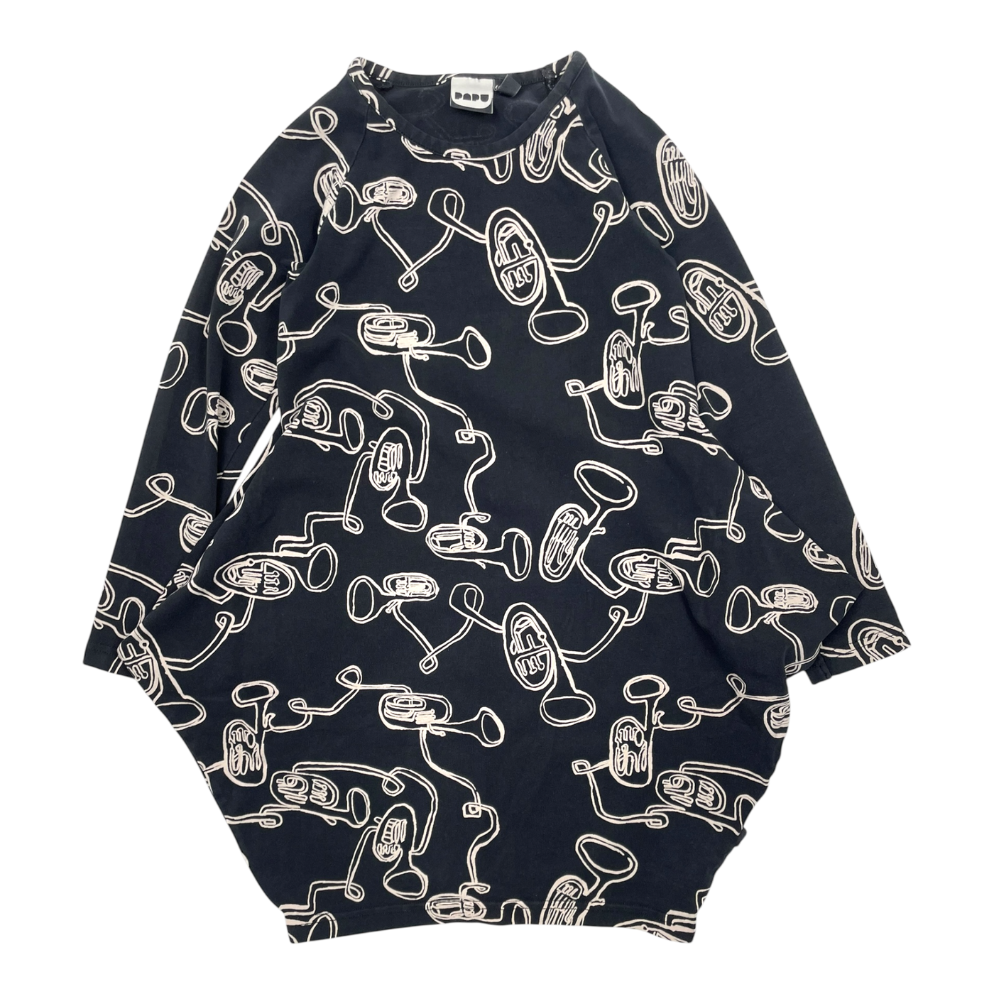 Papu kanto dress, trumpets | 110/116cm