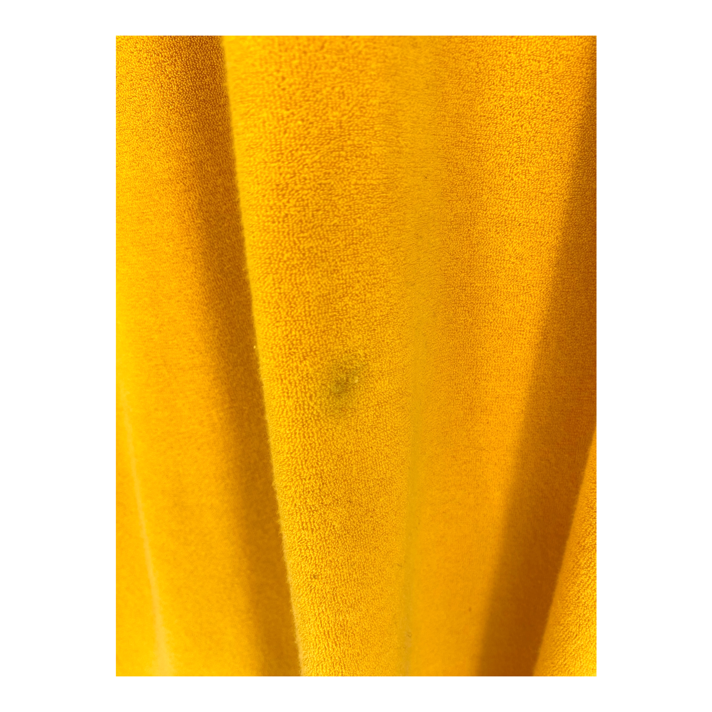 Marimekko hooded terry tunic, yellow | woman M