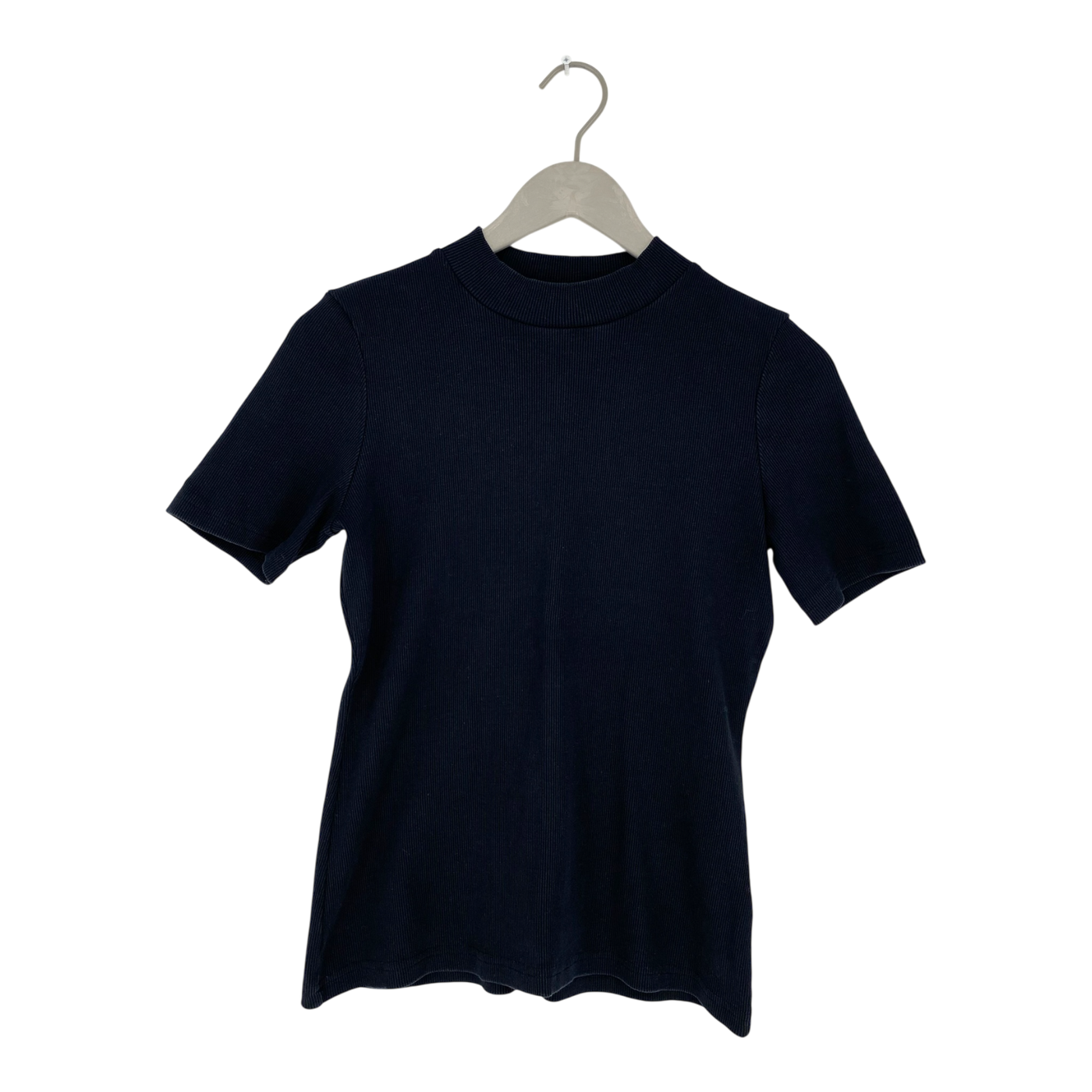 Aarre rib t-shirt, black | woman M