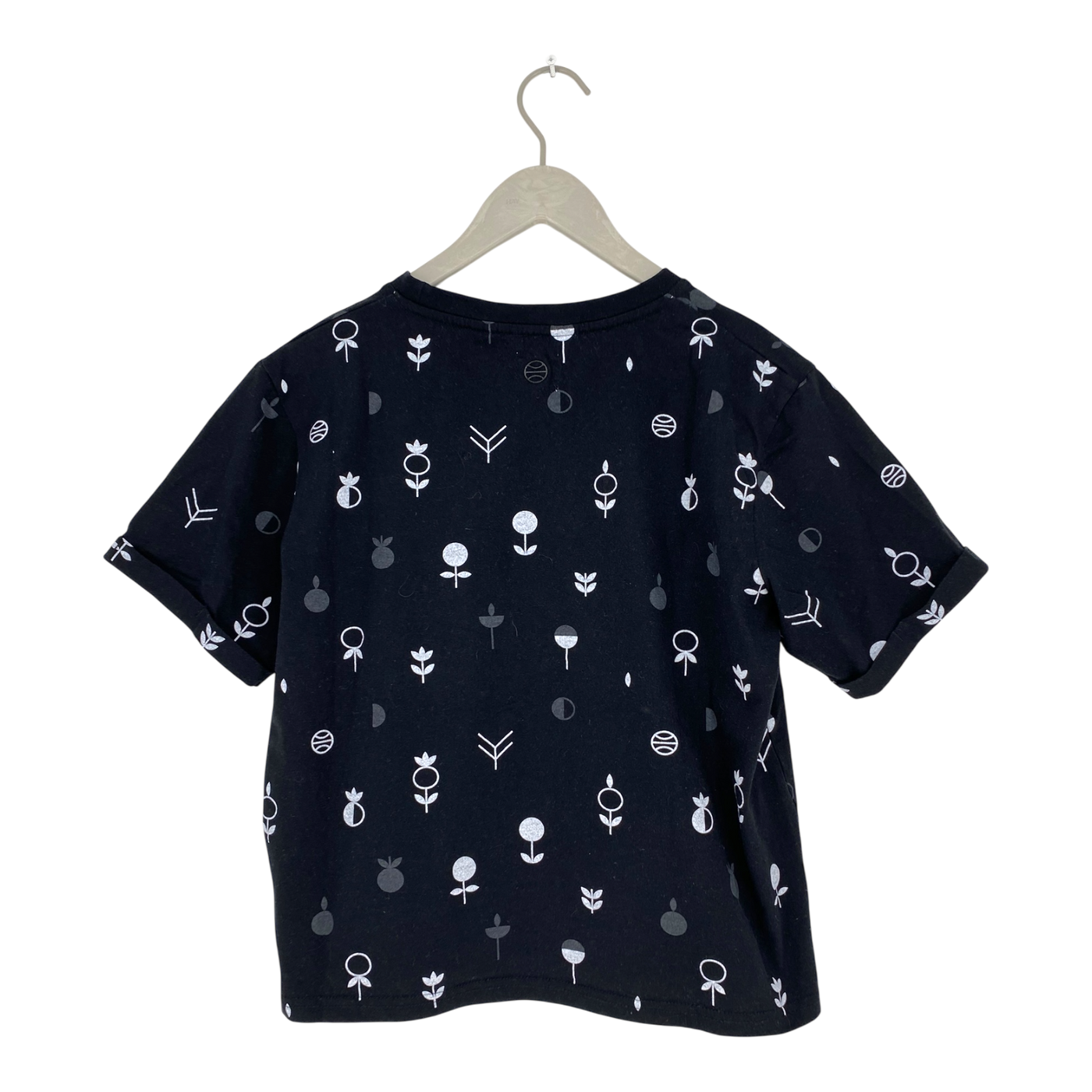 Globe Hope oversize t-shirt, black & white | woman M