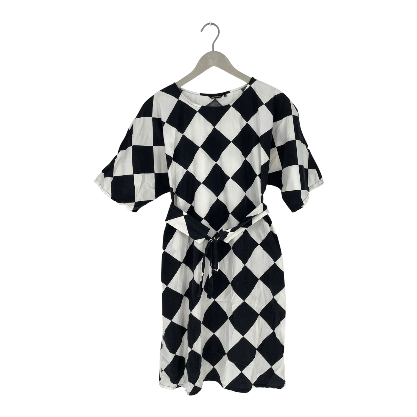 Marimekko rajaton vinokana dress, black / white | woman S