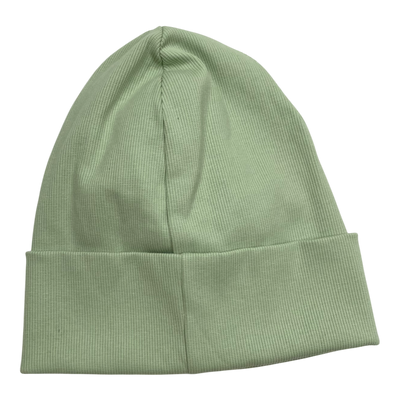 Metsola rib beanie, tea green | adult onesize