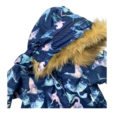 Reima kiela winter jacket, blue bird | 104cm