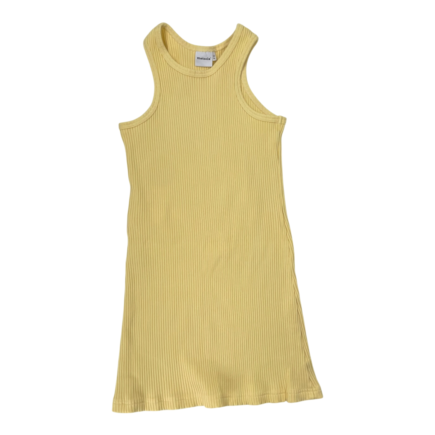 Metsola sleeveless dress, yellow | 134/140cm