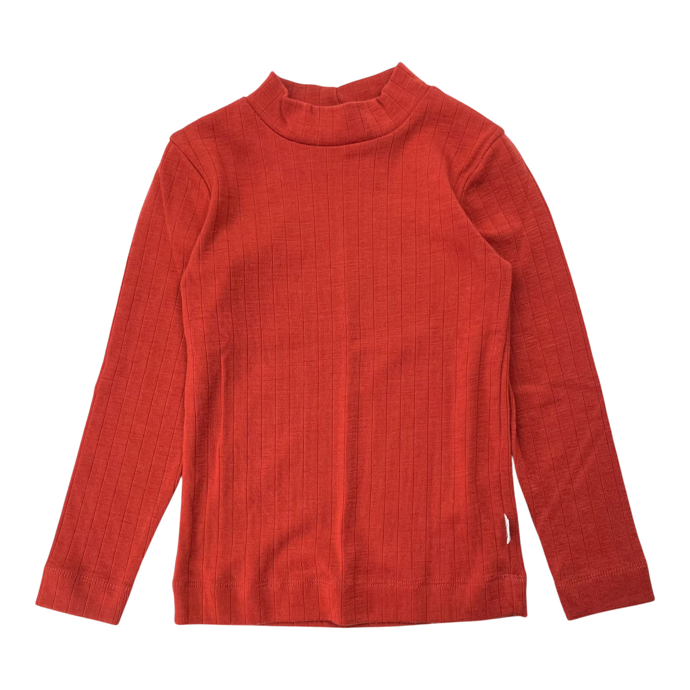 Mainio merino wool shirt, fire brick | 98/104cm