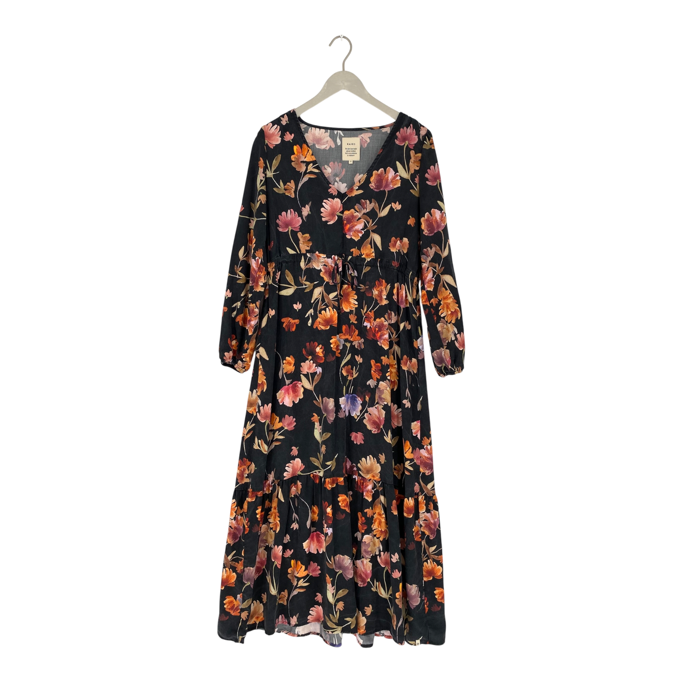Kaiko flowy dress, night bloom | woman XS