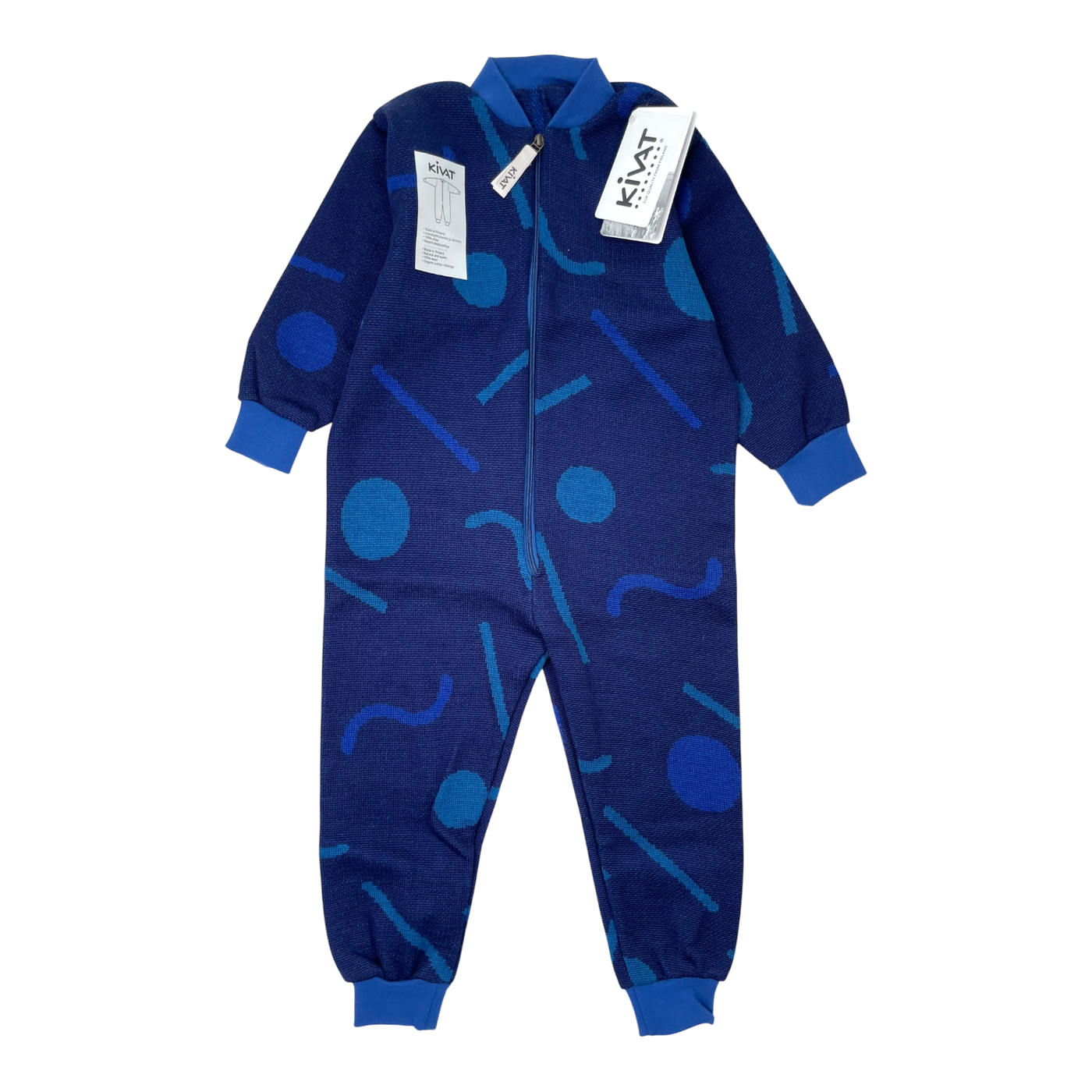 Kivat wool overall, blue | 100cm