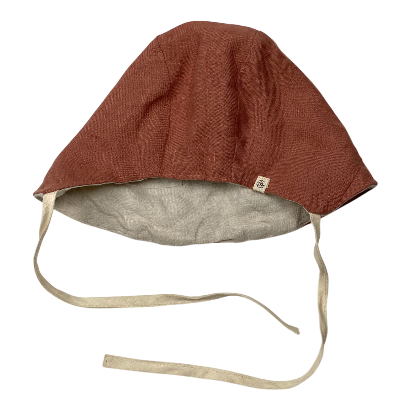HIMA Clothing linen bonnet, rose | 1y