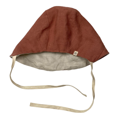 HIMA Clothing linen bonnet, rose | 1y