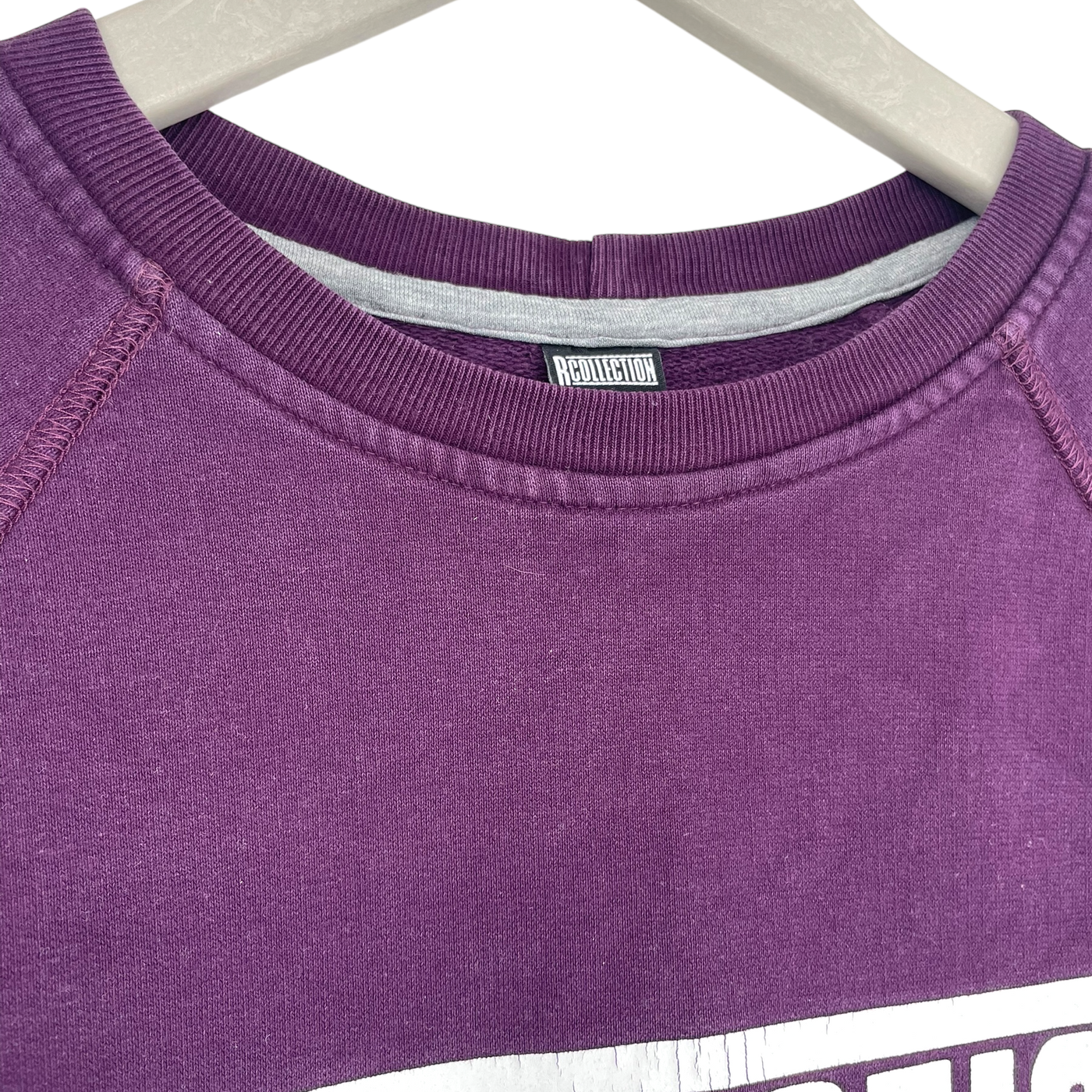 R-Collection logo sweatshirt, purple | woman S