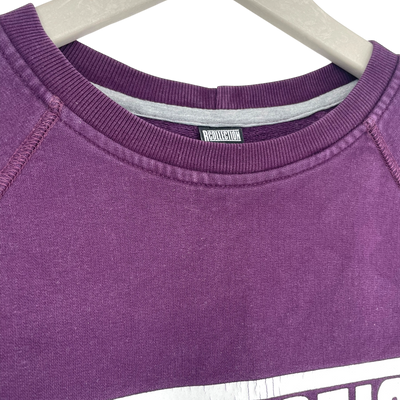 R-Collection logo sweatshirt, purple | woman S