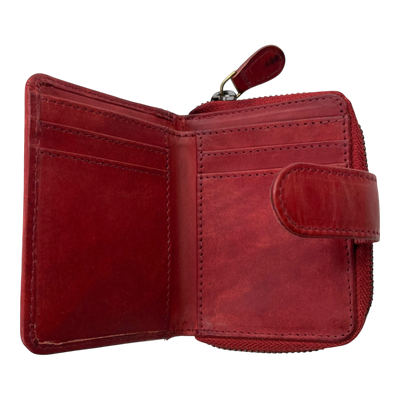 Holzrichter leather wallet, red