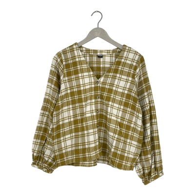R-Collection kira flannel blouse, mustard | woman S