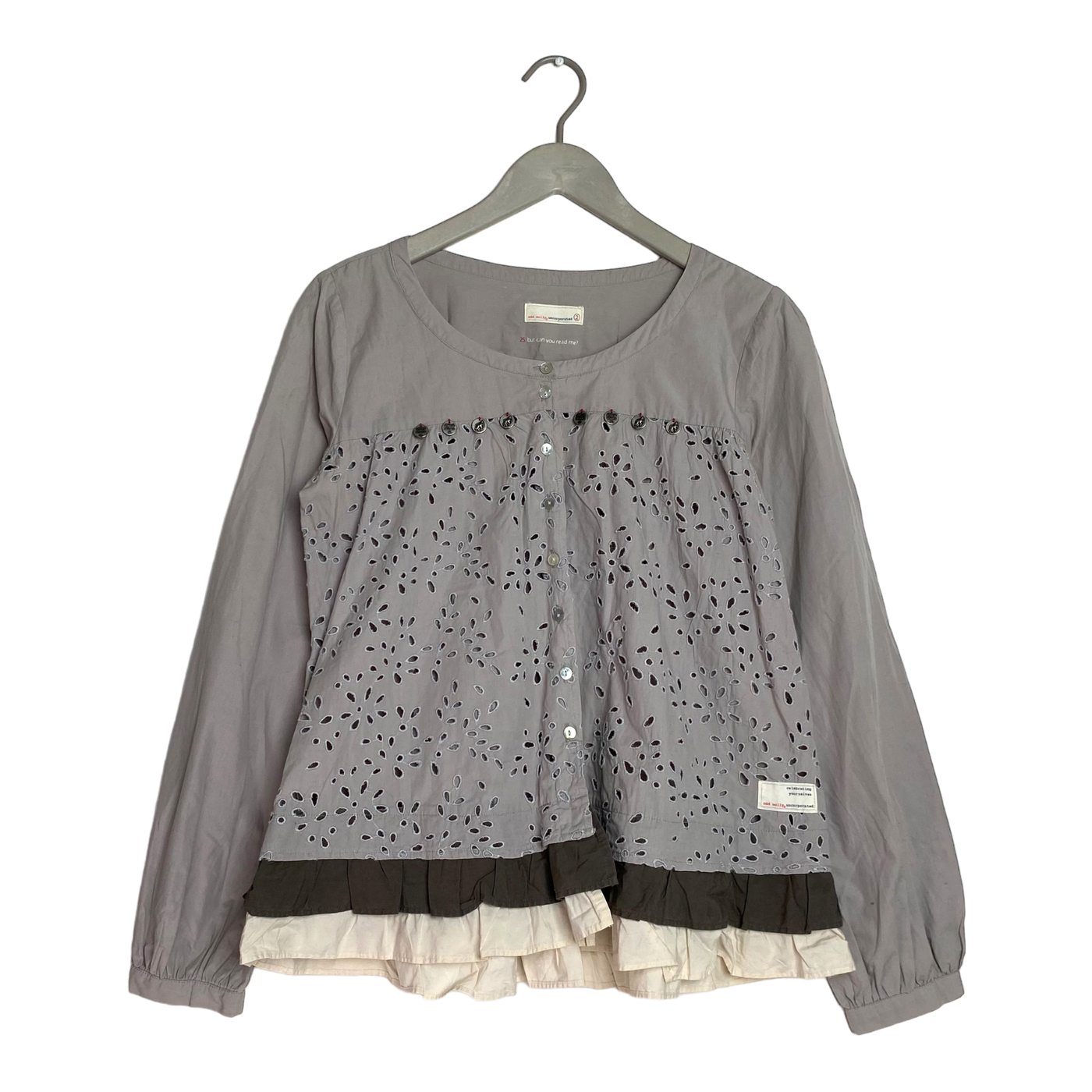 Odd Molly woven button shirt , almond | woman M