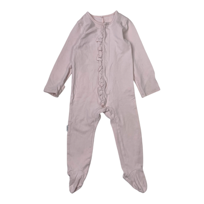 Gugguu frill jumpsuit, light pink | 80cm