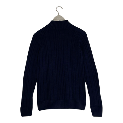 North Outdoor merino sweater, midnight blue | woman S