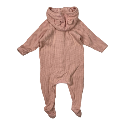 Molo hoodie jumpsuit, pink | 68cm