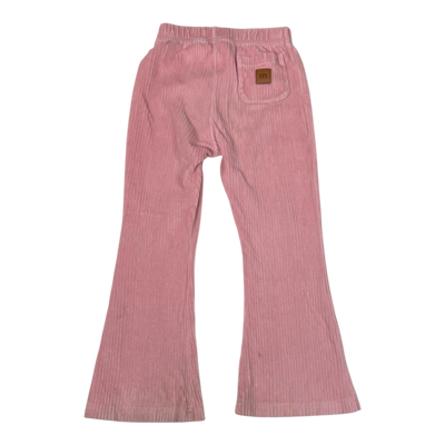 Metsola velour pants, pink | 110/116cm