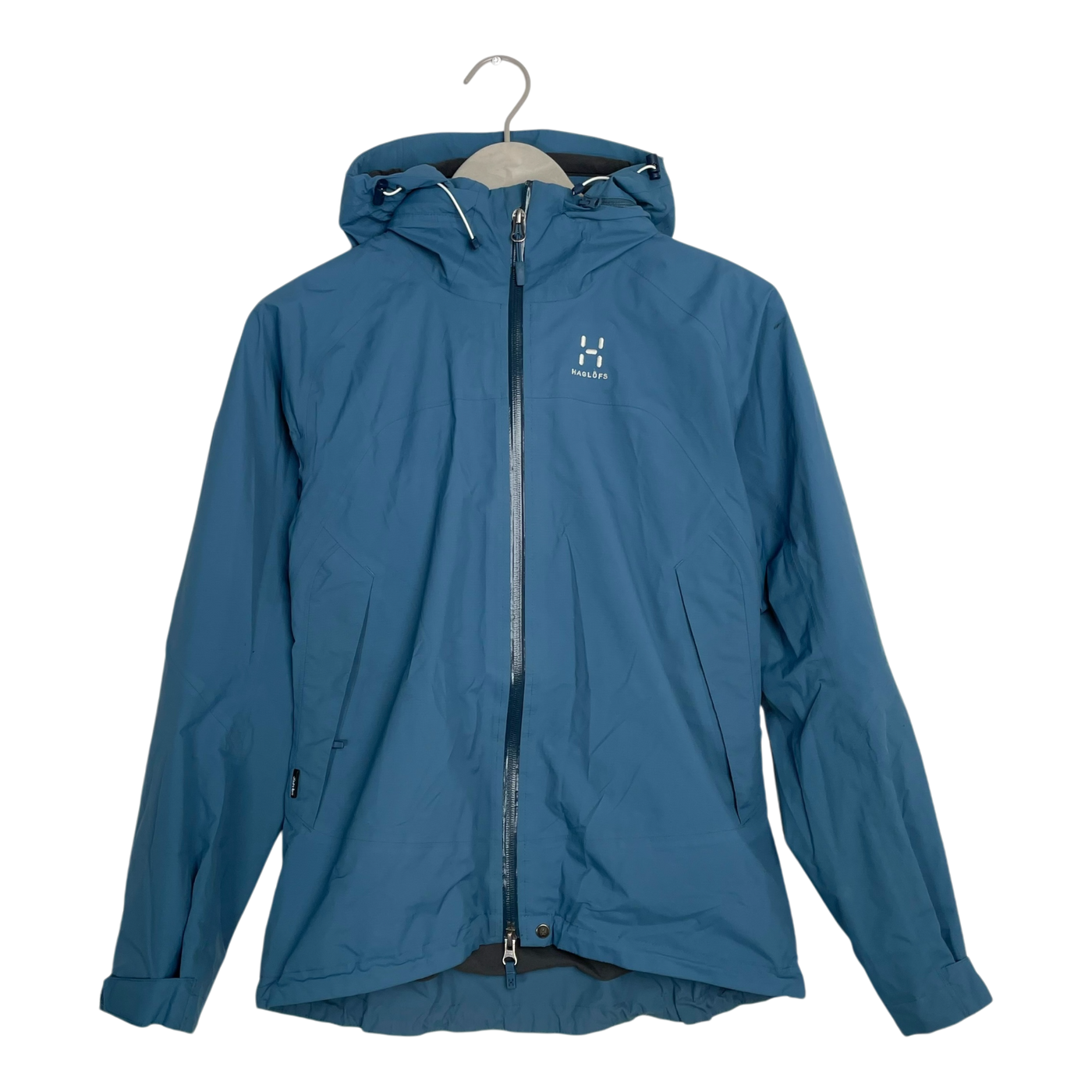 Haglöfs GoreTex shell jacket, powder blue | woman XS