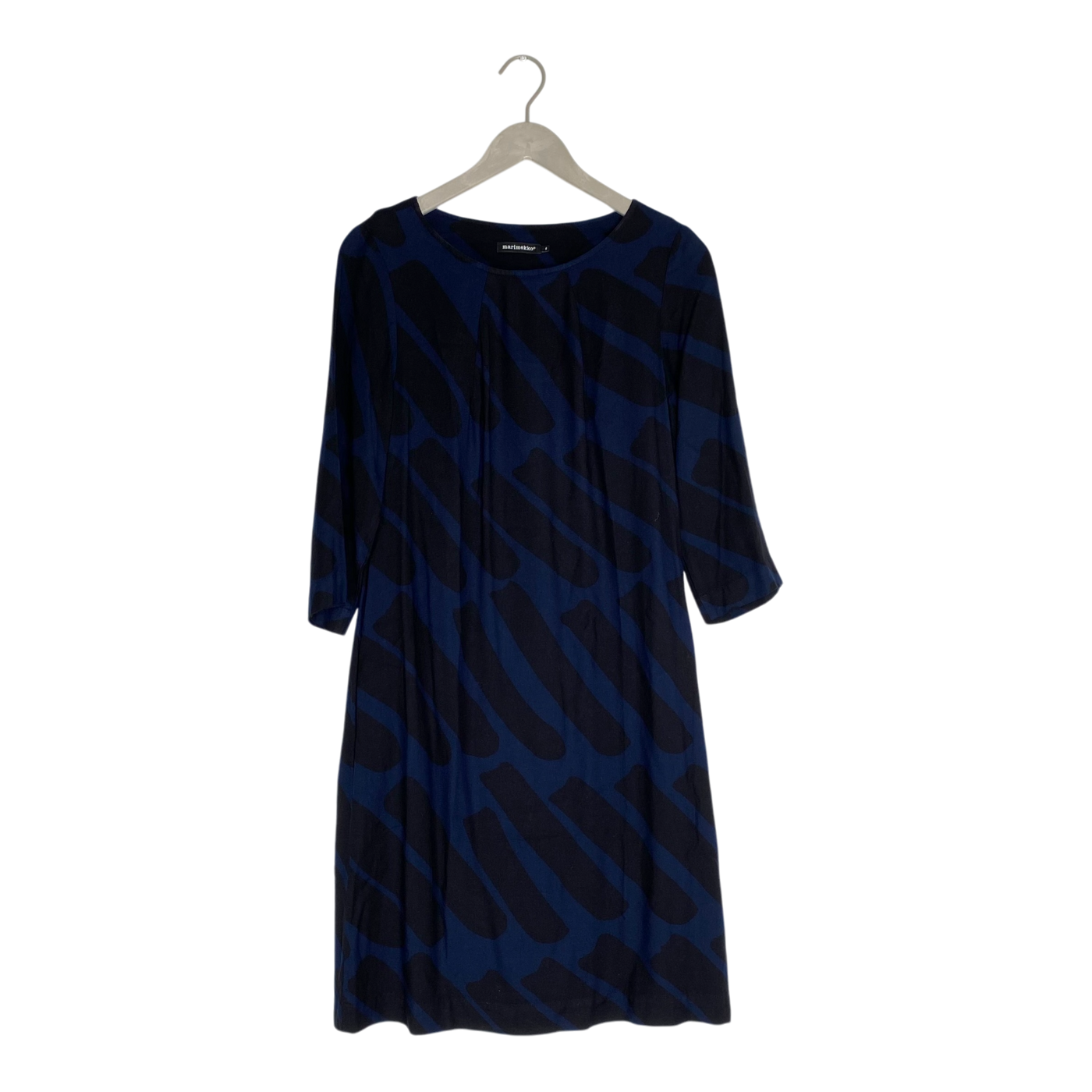 Marimekko stidit staccato dress, black & blue  | woman 36