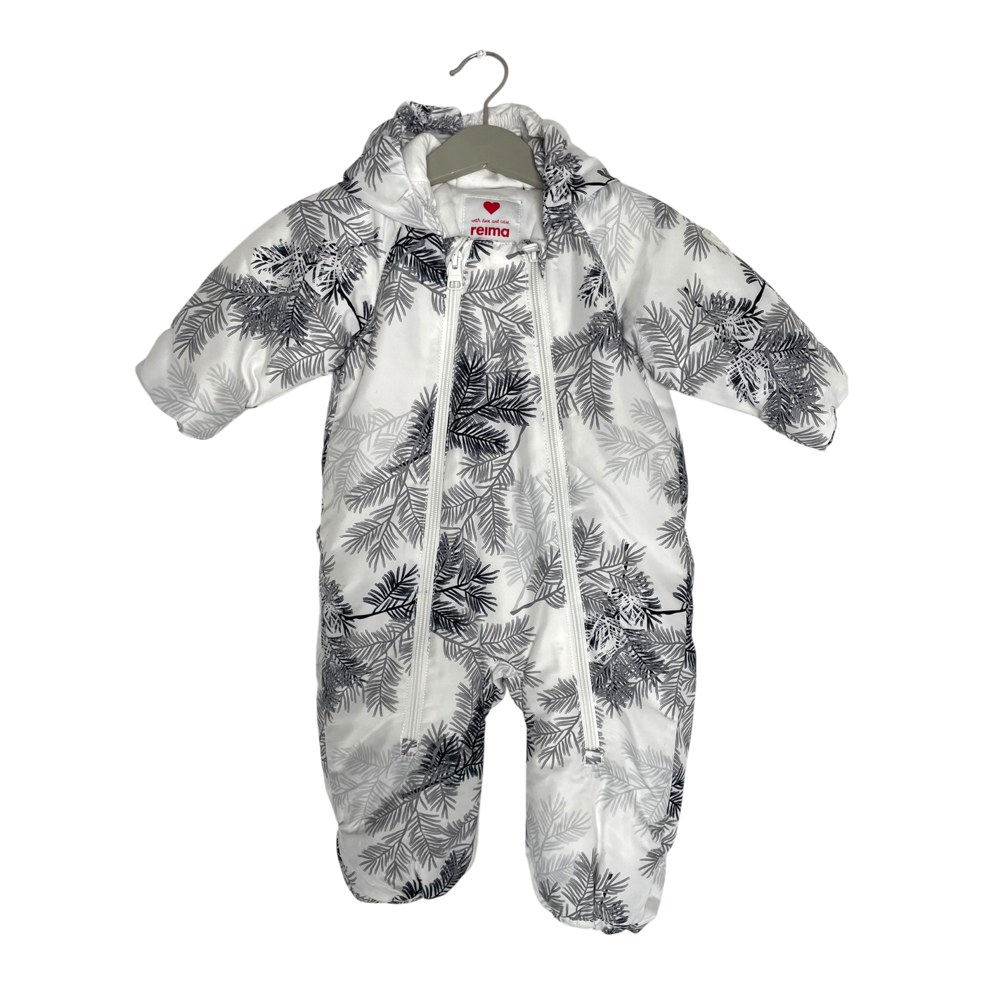 Reima dear padded overall, light grey | 62/68cm