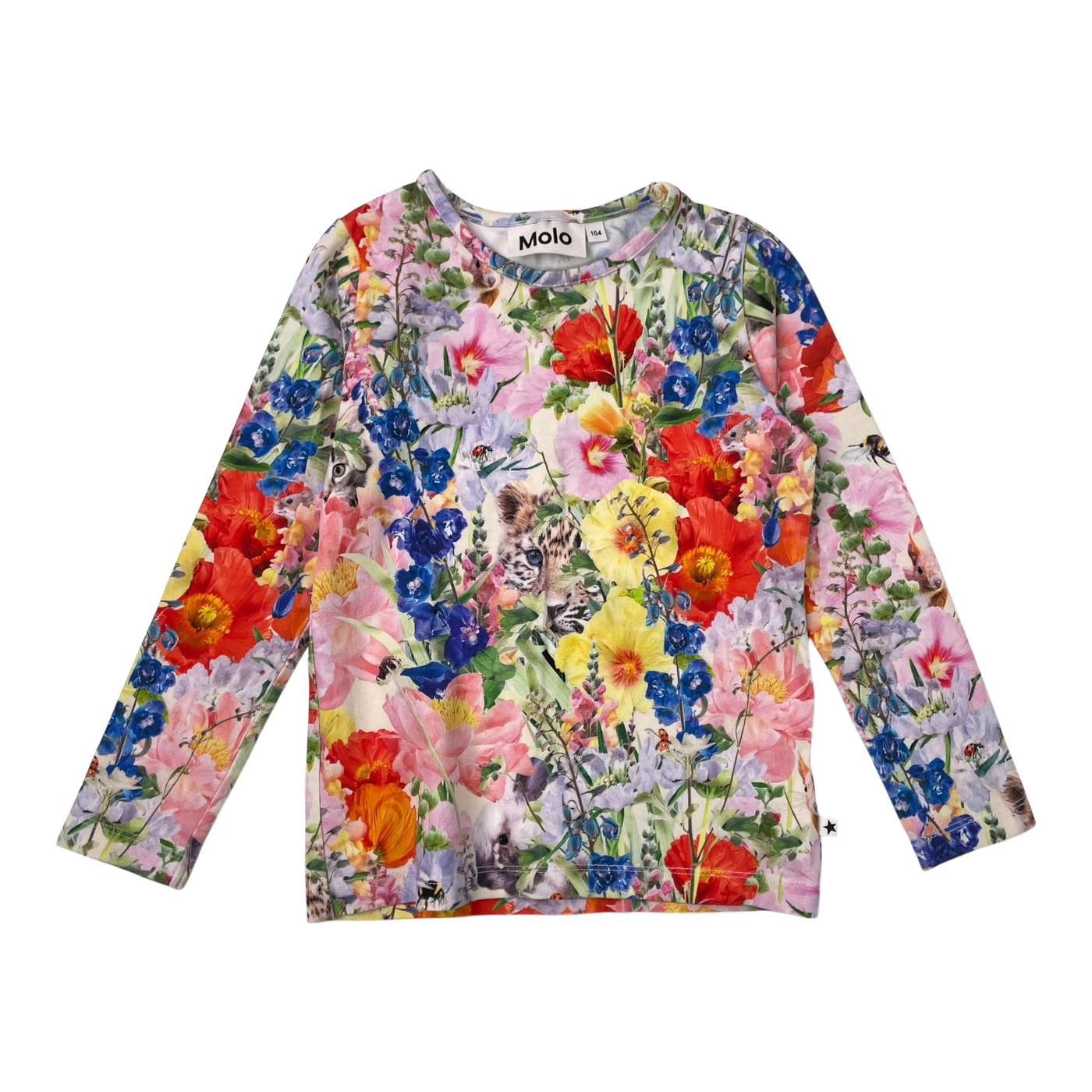 Molo rose shirt, floral | 104cm