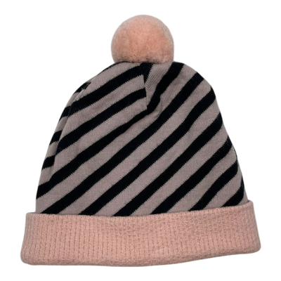 Papu merino pom beanie, misty rose | 6-12y