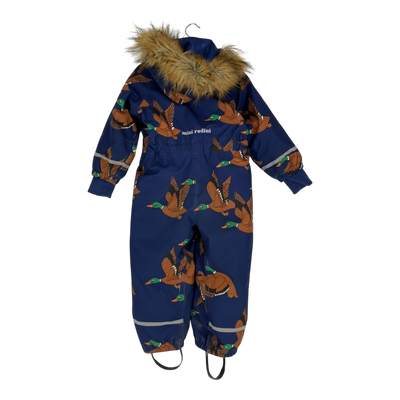 Mini Rodini kebnekaise winter overall, birds | 92cm