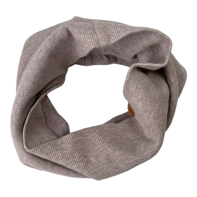 Metsola rib tube scarf, beige | onesize