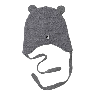 North Outdoor merino wool beanie, grey | 46/48cm