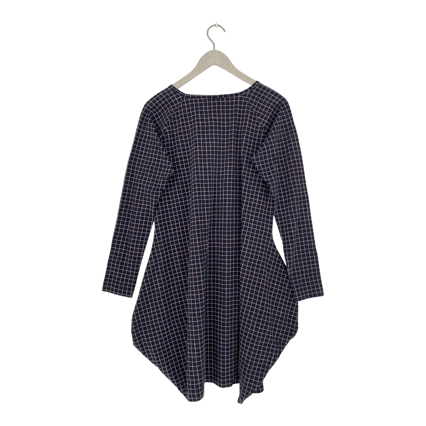 Papu kanto dress, brown squares | woman L