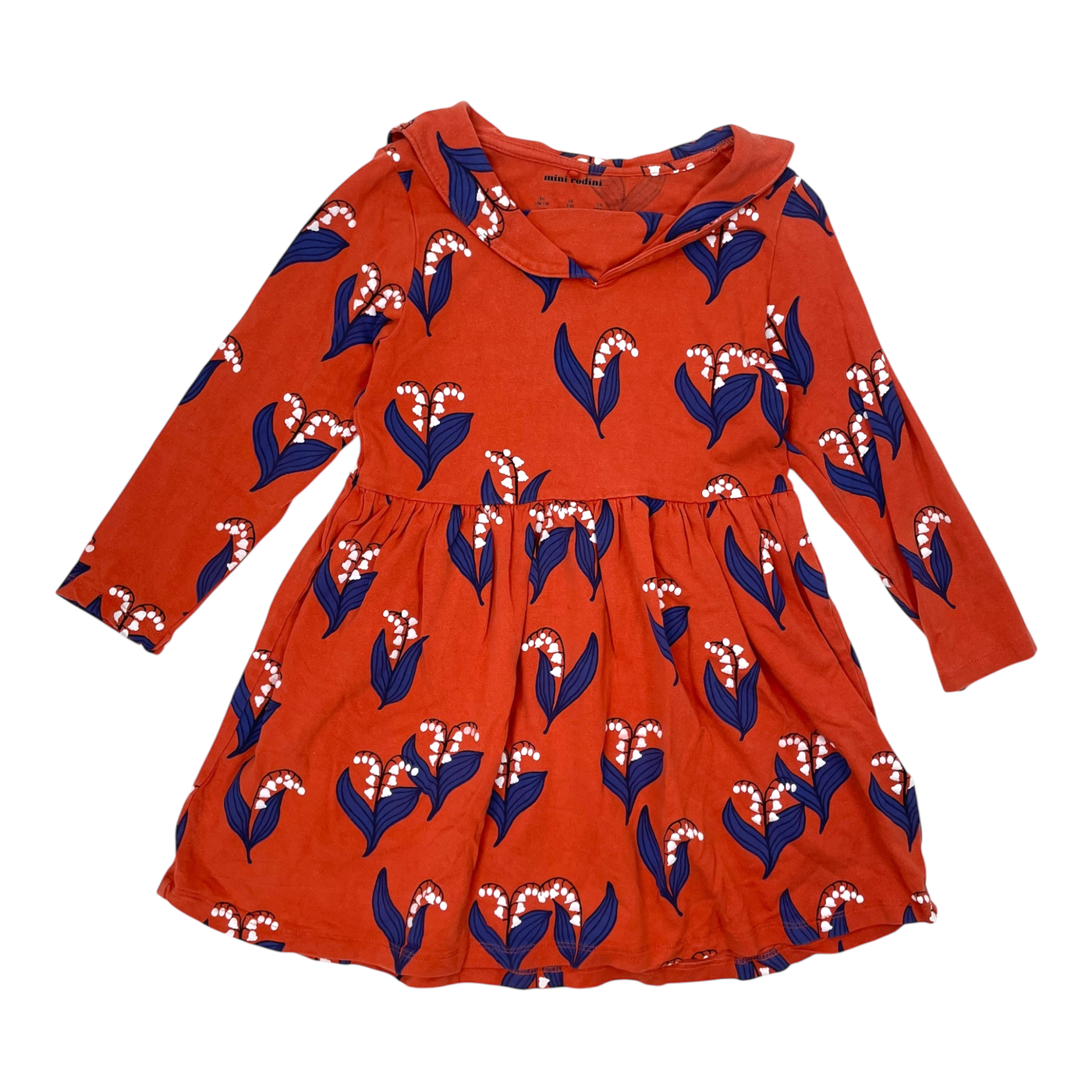 Mini Rodini dress, flower | 104/110cm