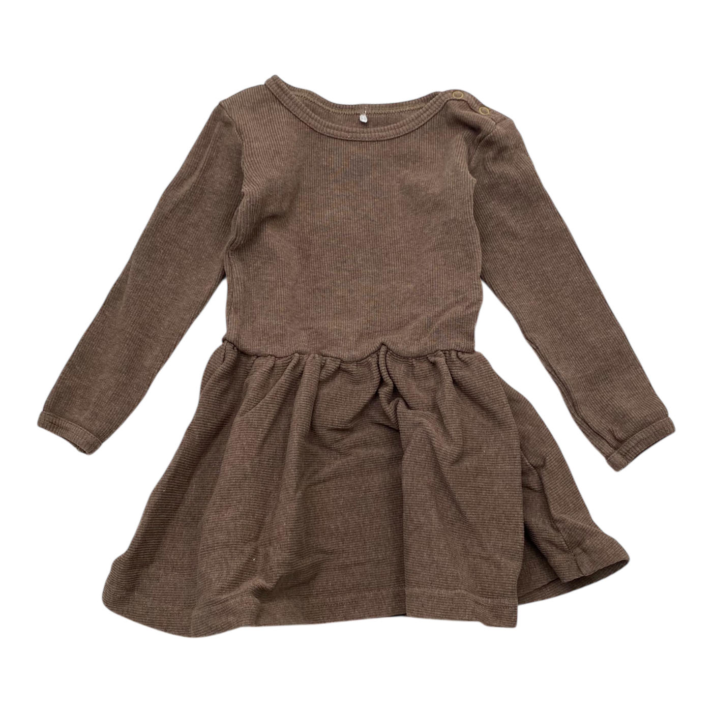 Metsola Rippenkleid, braun | 74/80 cm