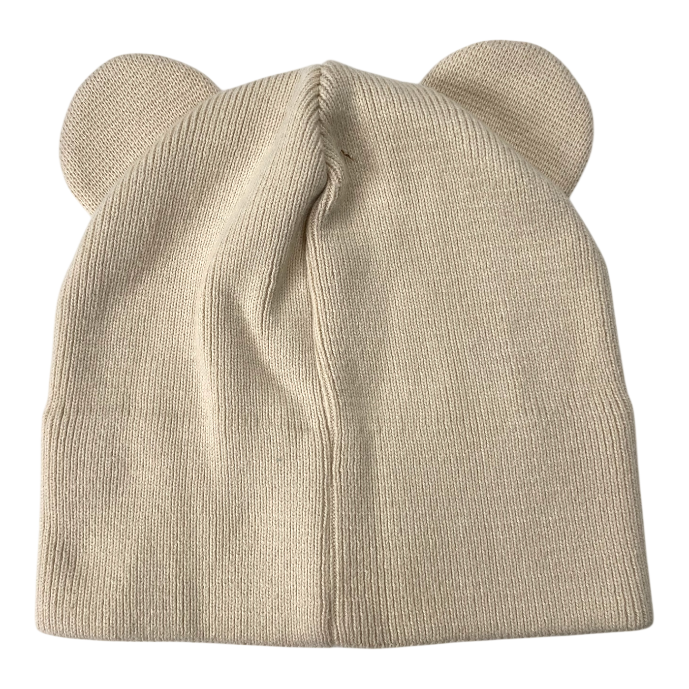 Gugguu cotton knitted beanie with ears, wheat | 53cm