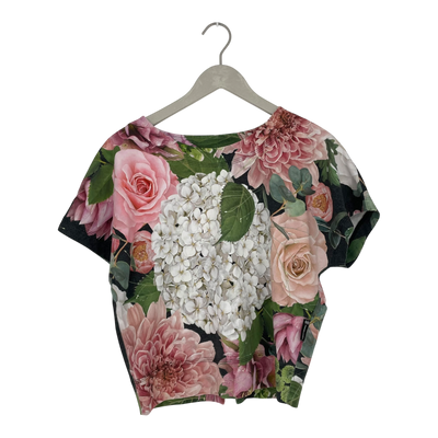 Ommellinen kolmio t-shirt, flowers | woman S