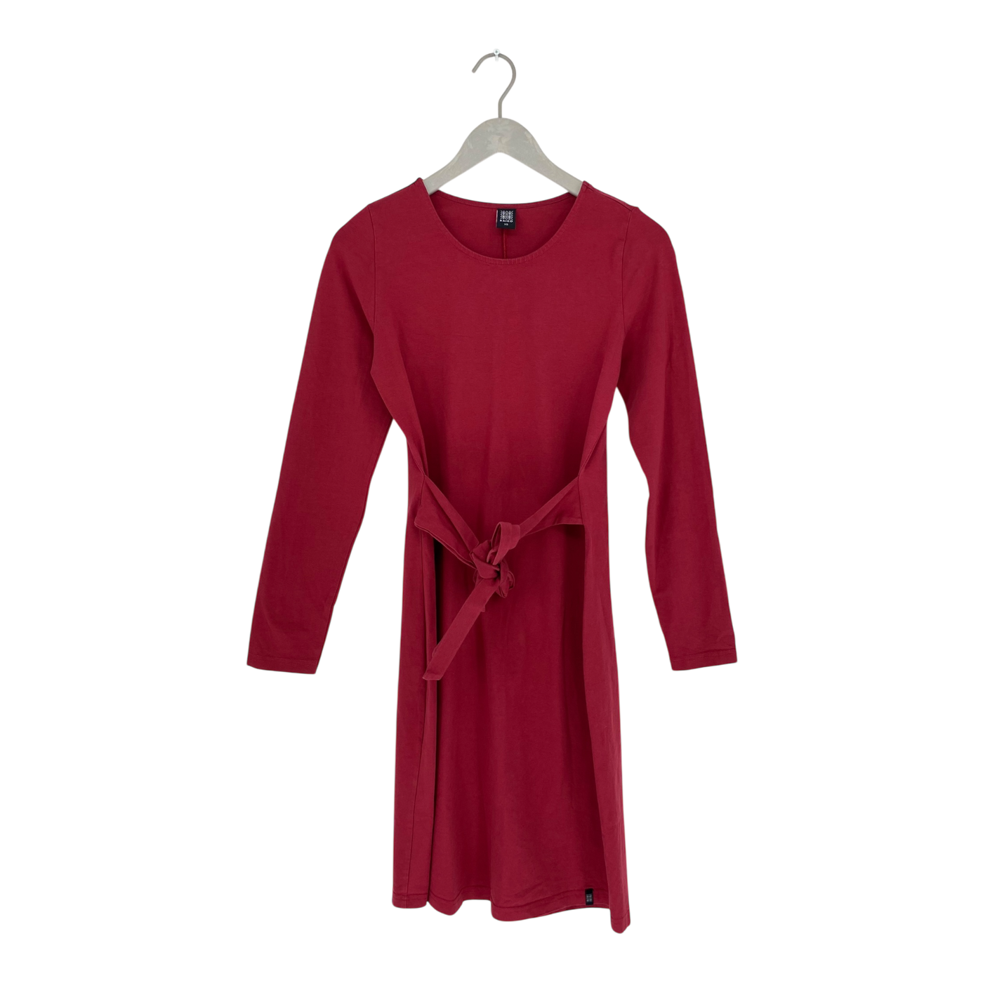 Kaiko belted dress, fire brick | woman XS